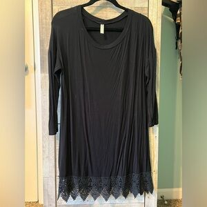 Black Tunic length top